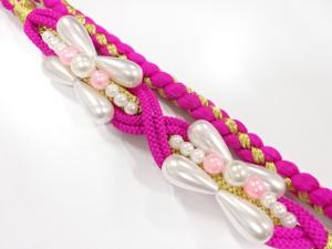 正絹　振袖用　手組帯締め